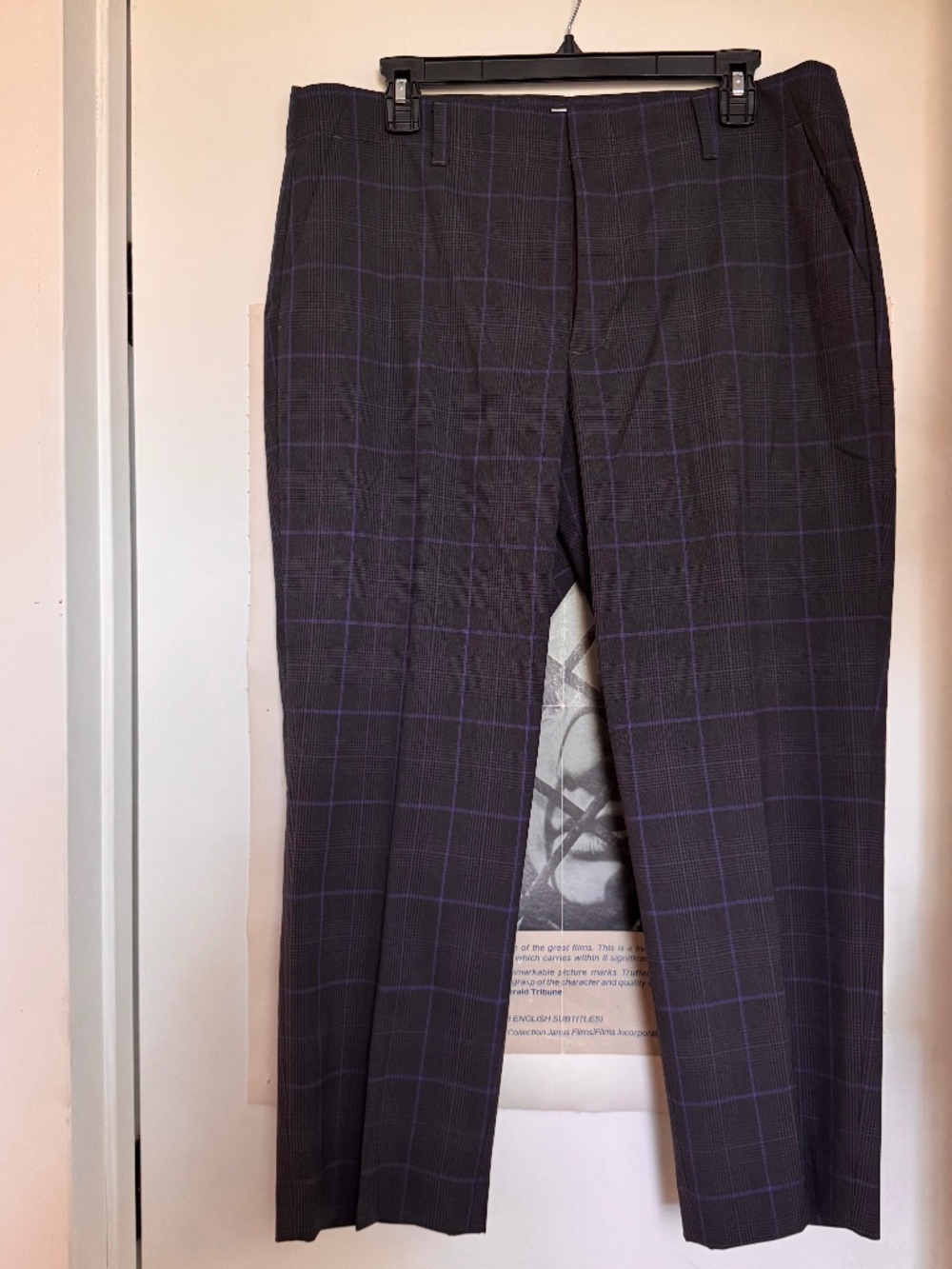 Gap High Rise Slim Taper Plaid Ankle Trousers